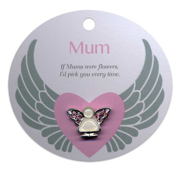 Silver Plated Angel Pins Refill x6