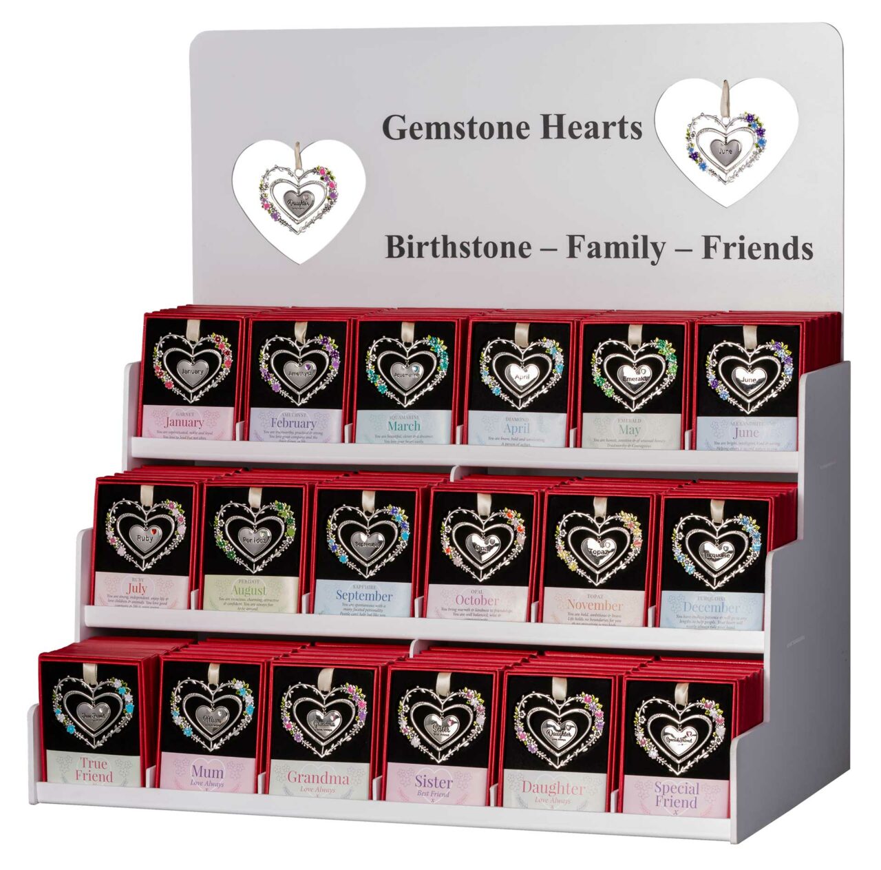 Gemstone Hearts WeveAGift